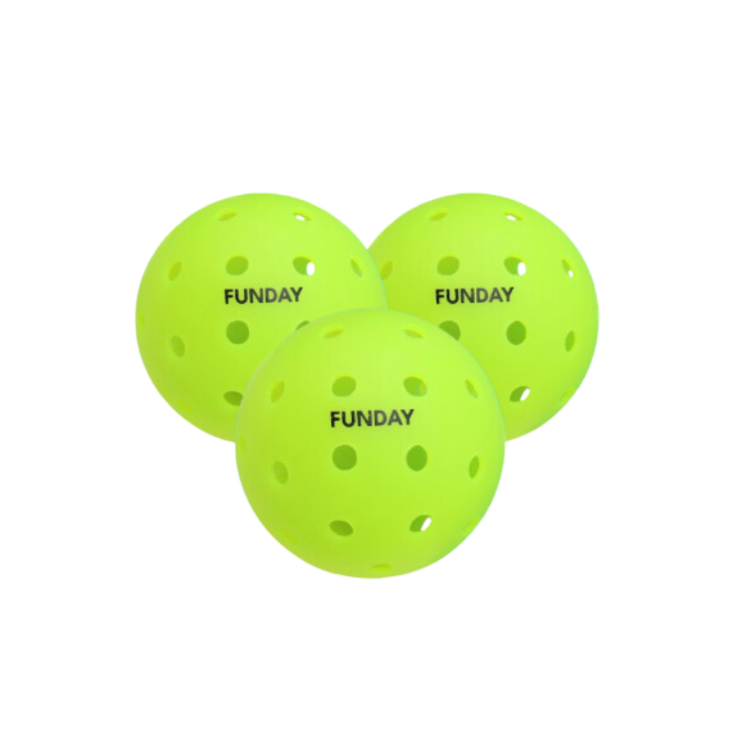 Funday Pickleballs (40 hole) - Set of 6